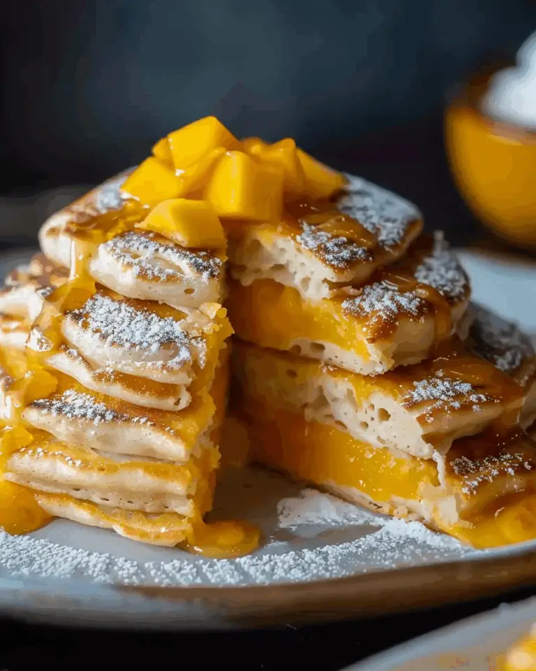 Yum Cha Mango Pancakes Recipe