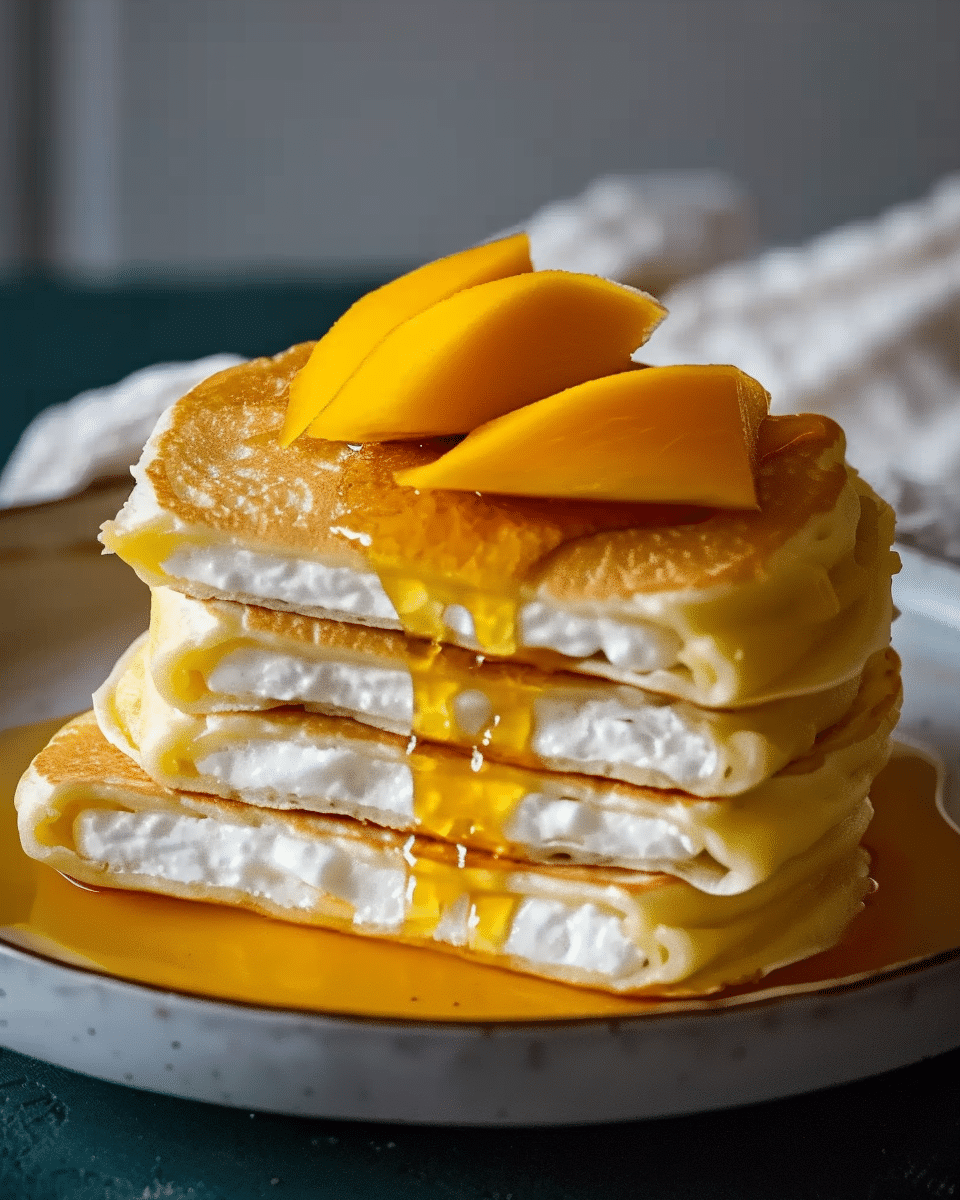 Yum Cha Mango Pancakes Recipe