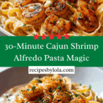 Cajun Shrimp Alfredo Pasta Recipe