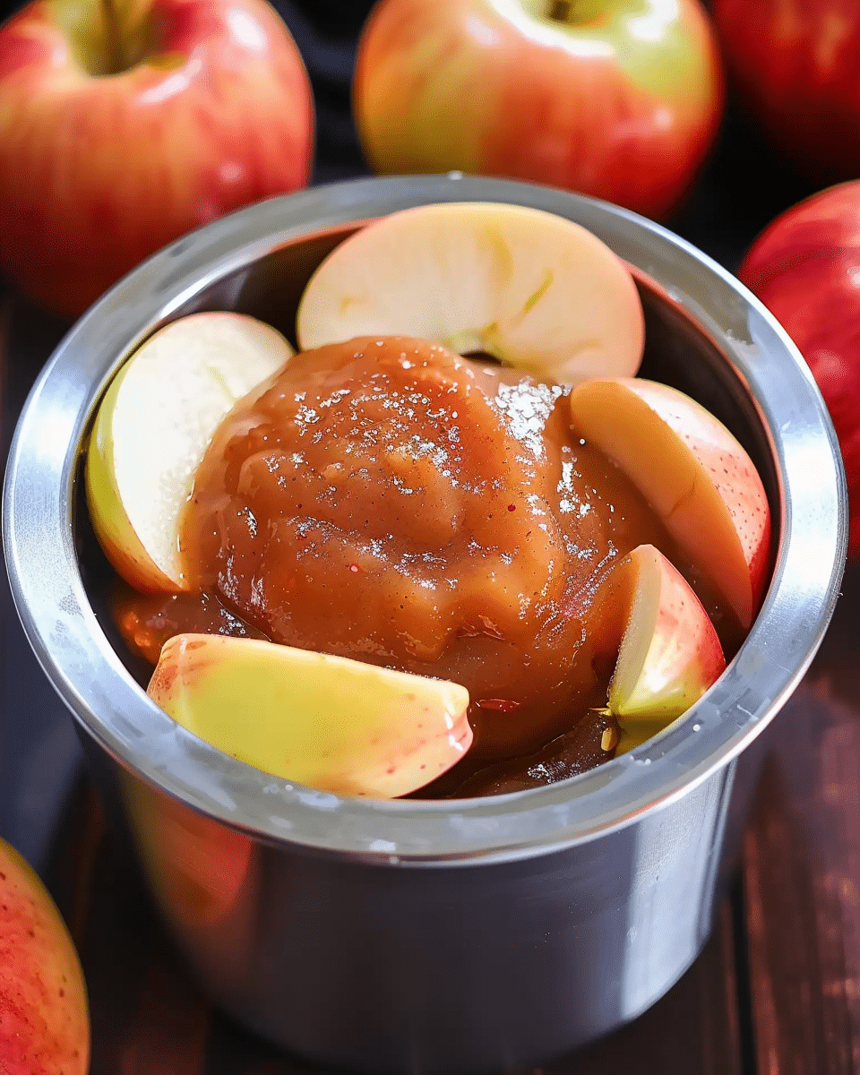 Homemade Slow Cooker Maple Apple Butter Recipe