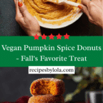 Baked Vegan Pumpkin Spice Donuts Recipe