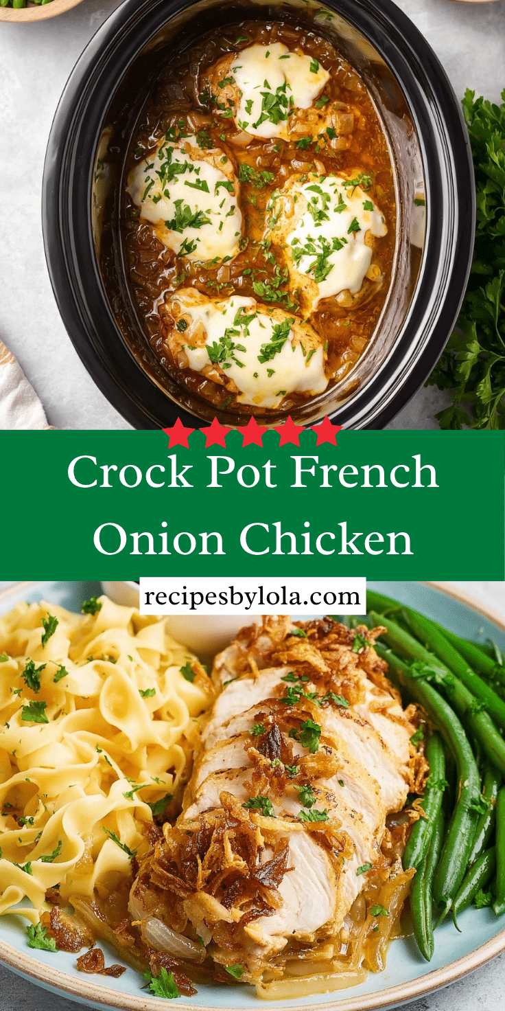 Crock Pot French Onion Chicken Recipe