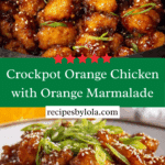 Crockpot Orange Chicken with Orange Marmalade Recipe