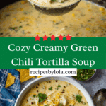 Creamy Green Chili Tortilla Soup Recipe