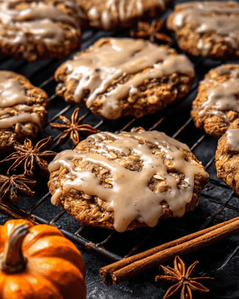 Vanilla Pumpkin Oatmeal Latte Cookies Recipe
