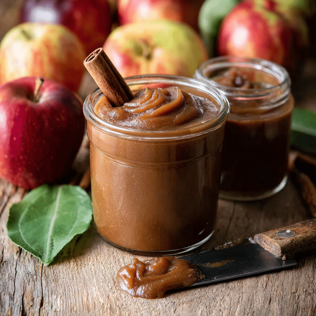 Homemade Slow Cooker Maple Apple Butter Recipe - Recipe Image