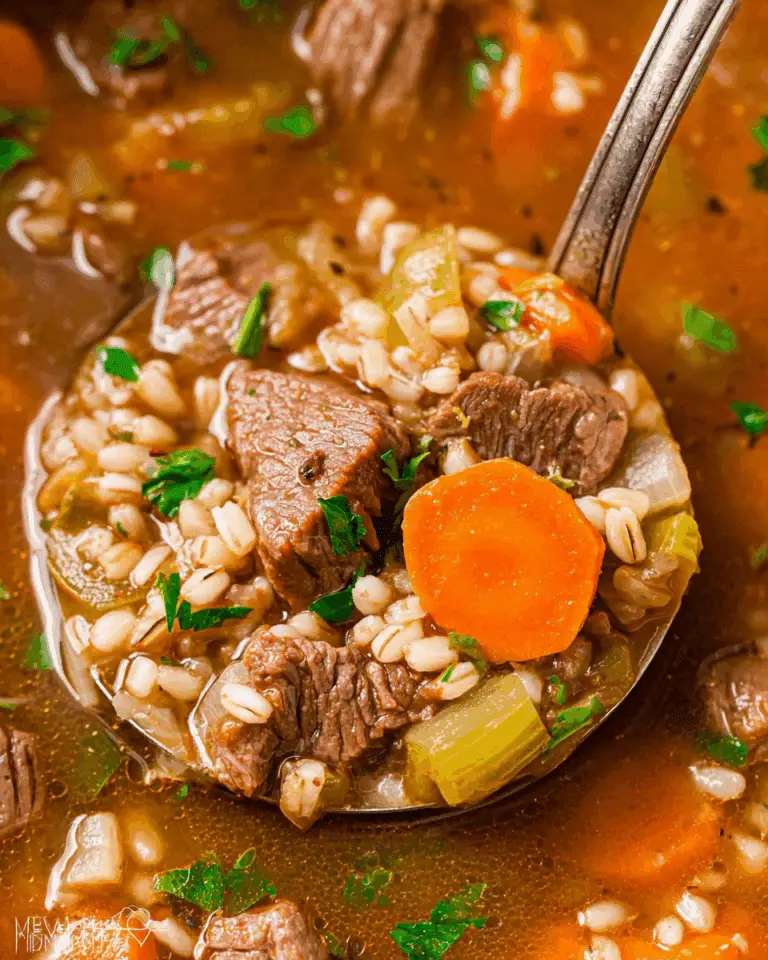 Beef Barley Soup Recipe