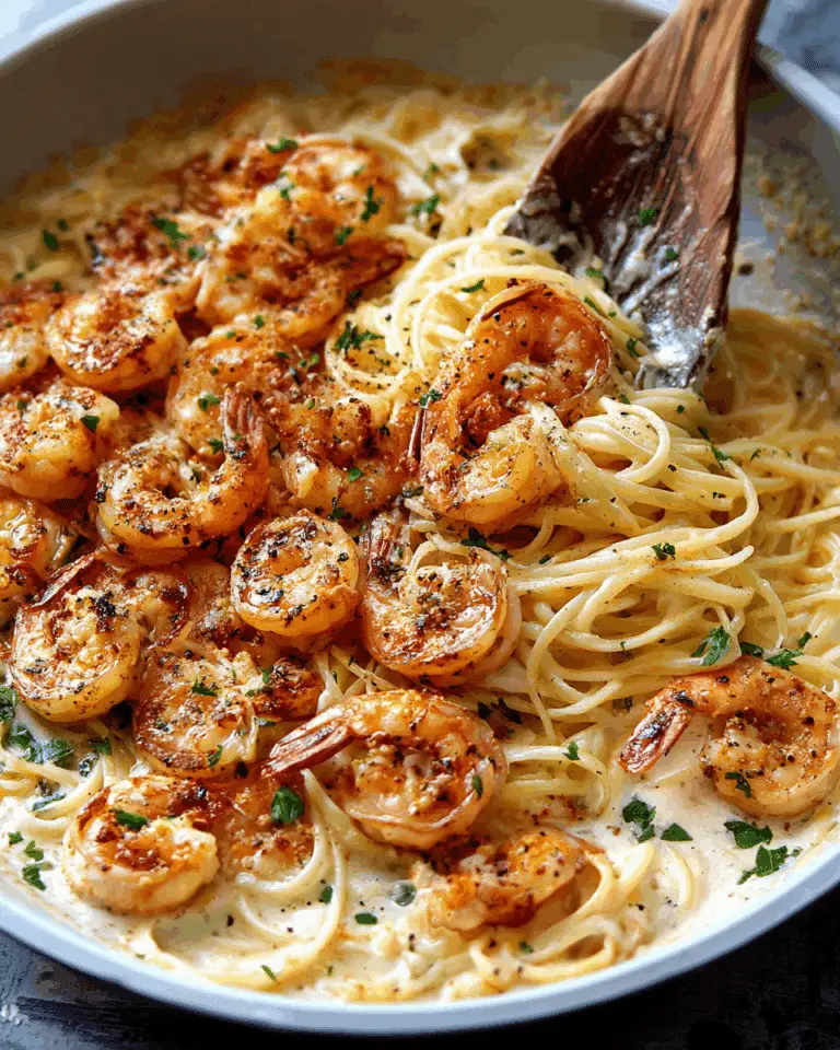 Cajun Shrimp Alfredo Pasta Recipe