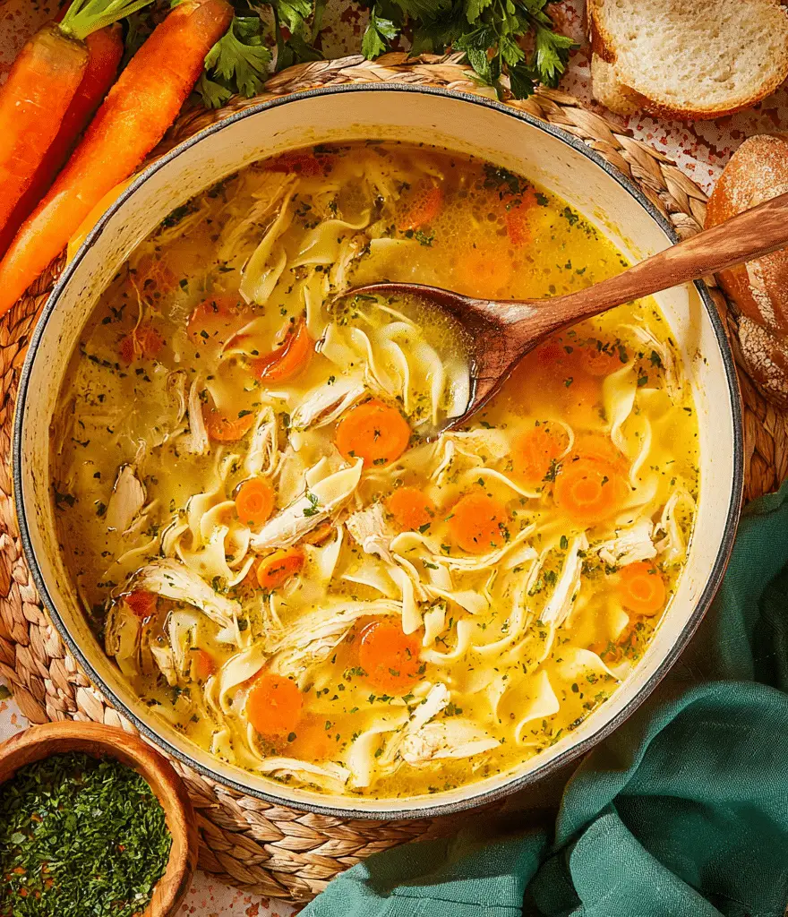Easy Chicken Noodle Soup (25-Minute Recipe) 4 Easy Chicken Noodle Soup (25-Minute Recipe) Recipe