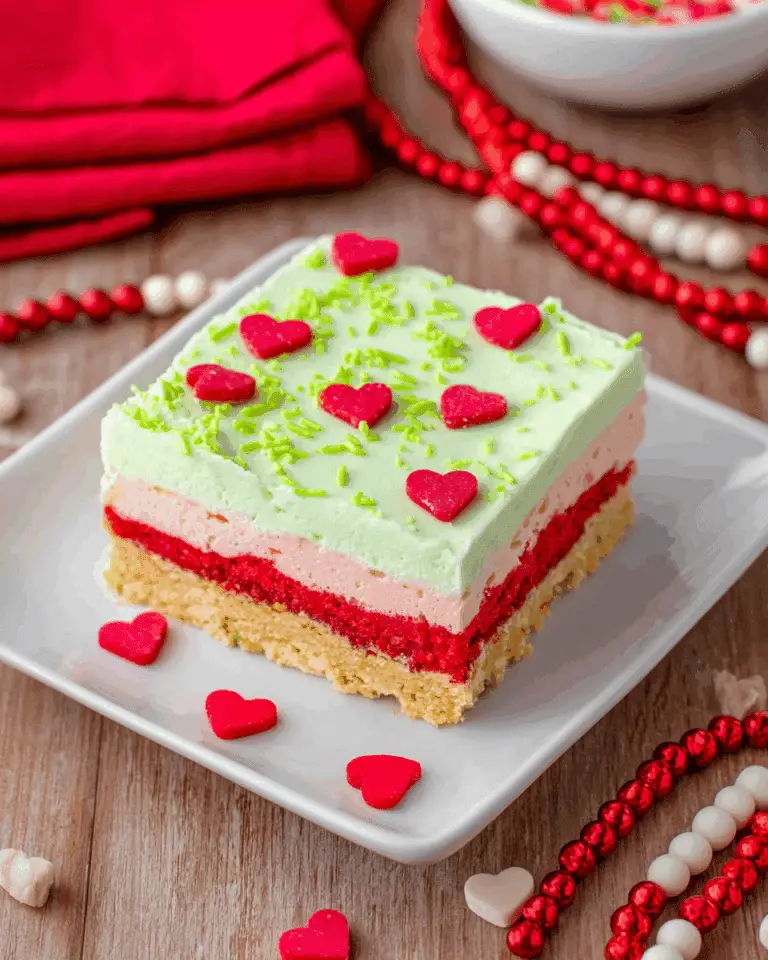 Grinch Cheesecake Lush Recipe
