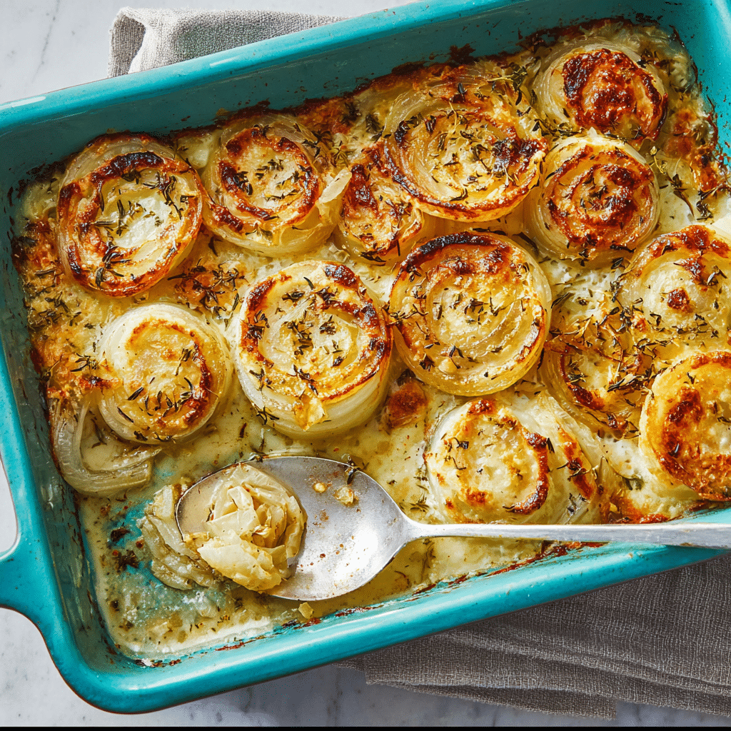 Tennessee Onions – The Cheesy Baked Side Recipe - Recipe Image