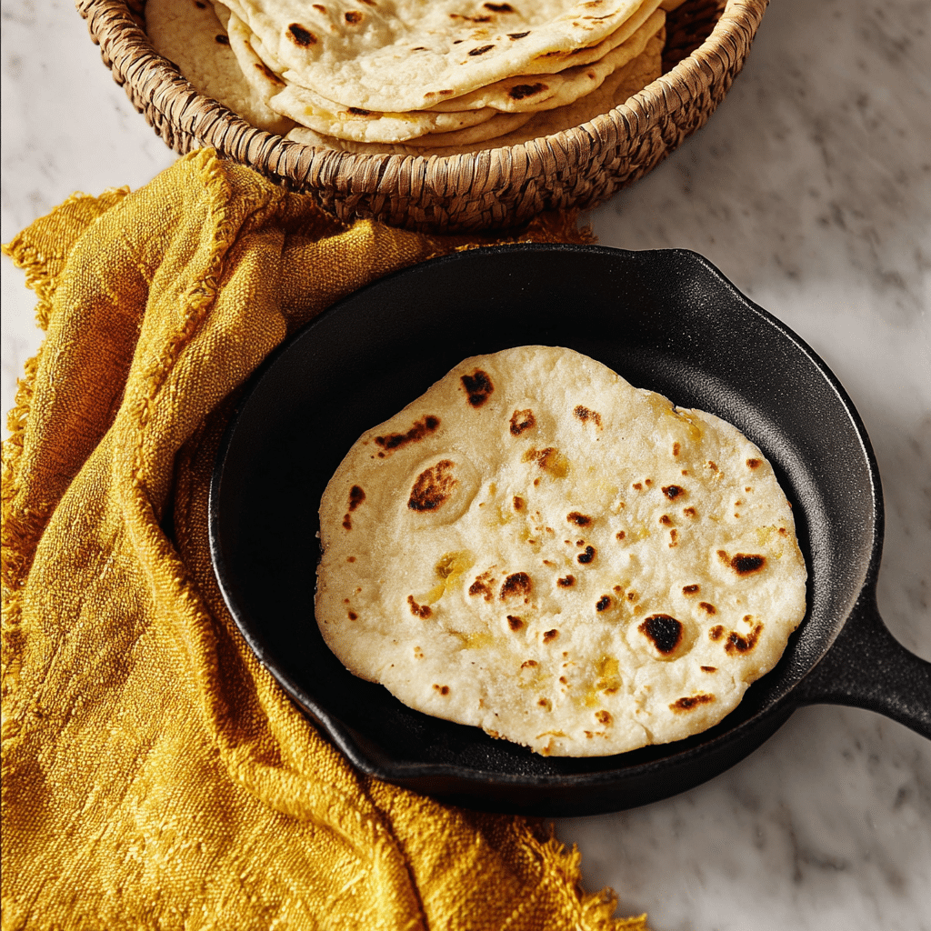 Homemade Flour Tortillas Recipe - Recipe Image