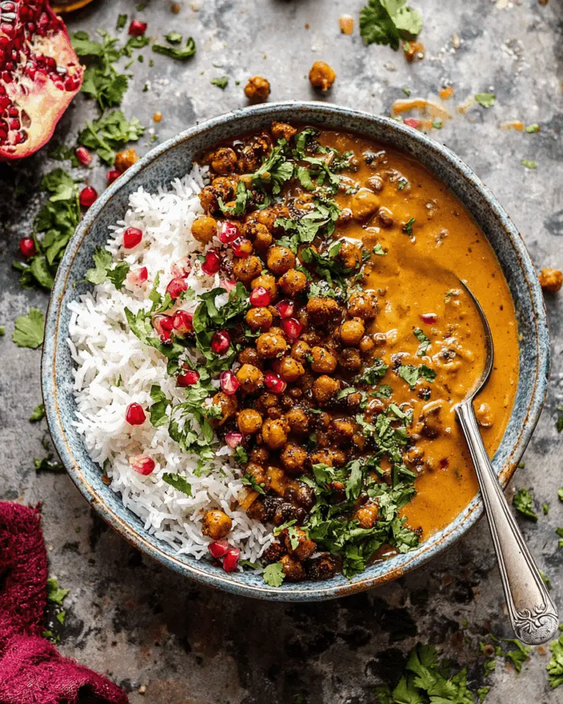 Sweet Potato Lentil Curry with Crispy Sesame Chickpeas Recipe