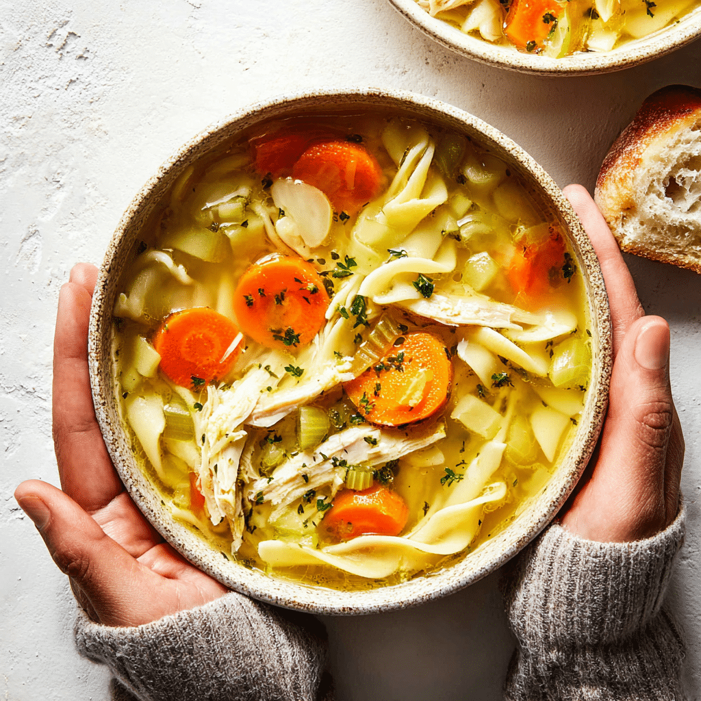 Easy Chicken Noodle Soup (25-Minute Recipe) Recipe - Recipe Image