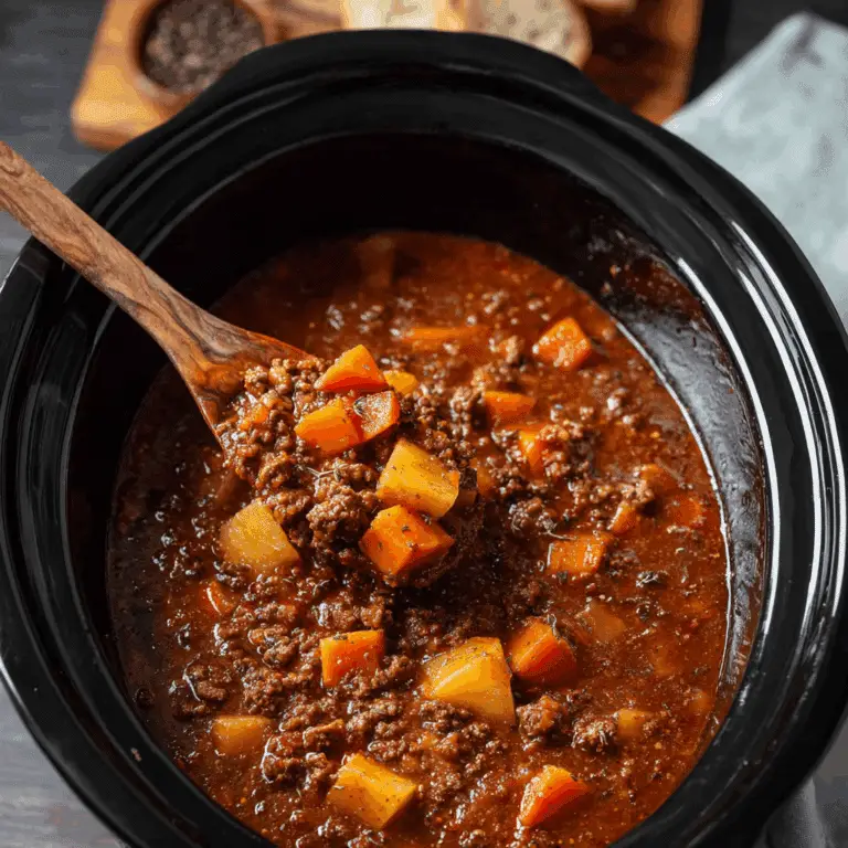 Crock Pot Poor Man's Stew Recipe