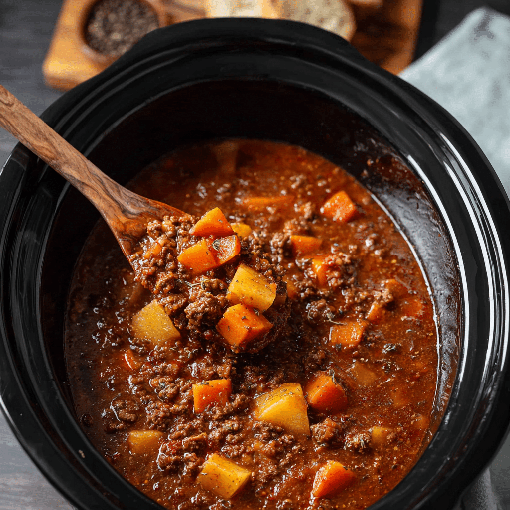 Crock Pot Poor Man's Stew Recipe