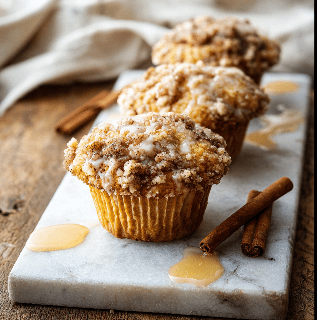 Pumpkin Coffee Cake Muffins with Cinnamon Honey Butter Recipe 5 Pumpkin Coffee Cake Muffins with Cinnamon Honey Butter Recipe