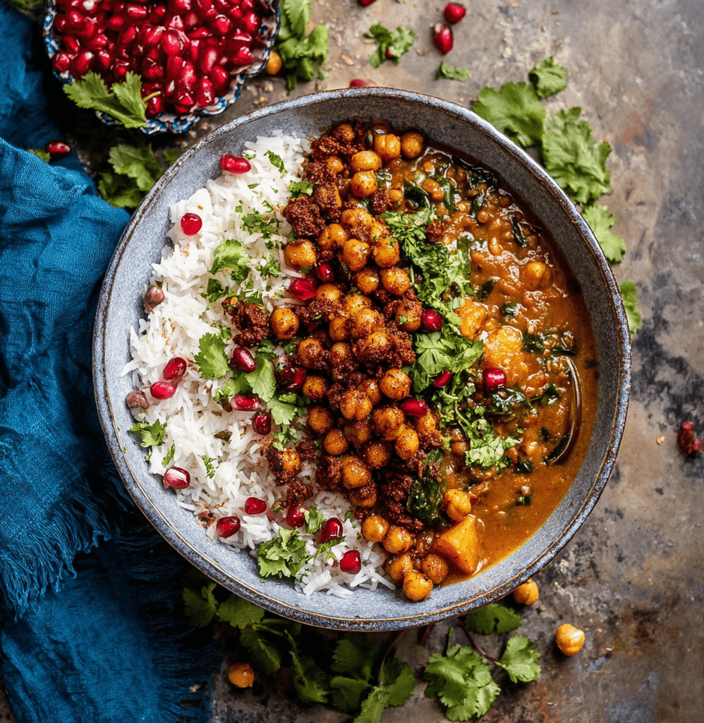 Sweet Potato Lentil Curry with Crispy Sesame Chickpeas Recipe 4 Sweet Potato Lentil Curry with Crispy Sesame Chickpeas Recipe