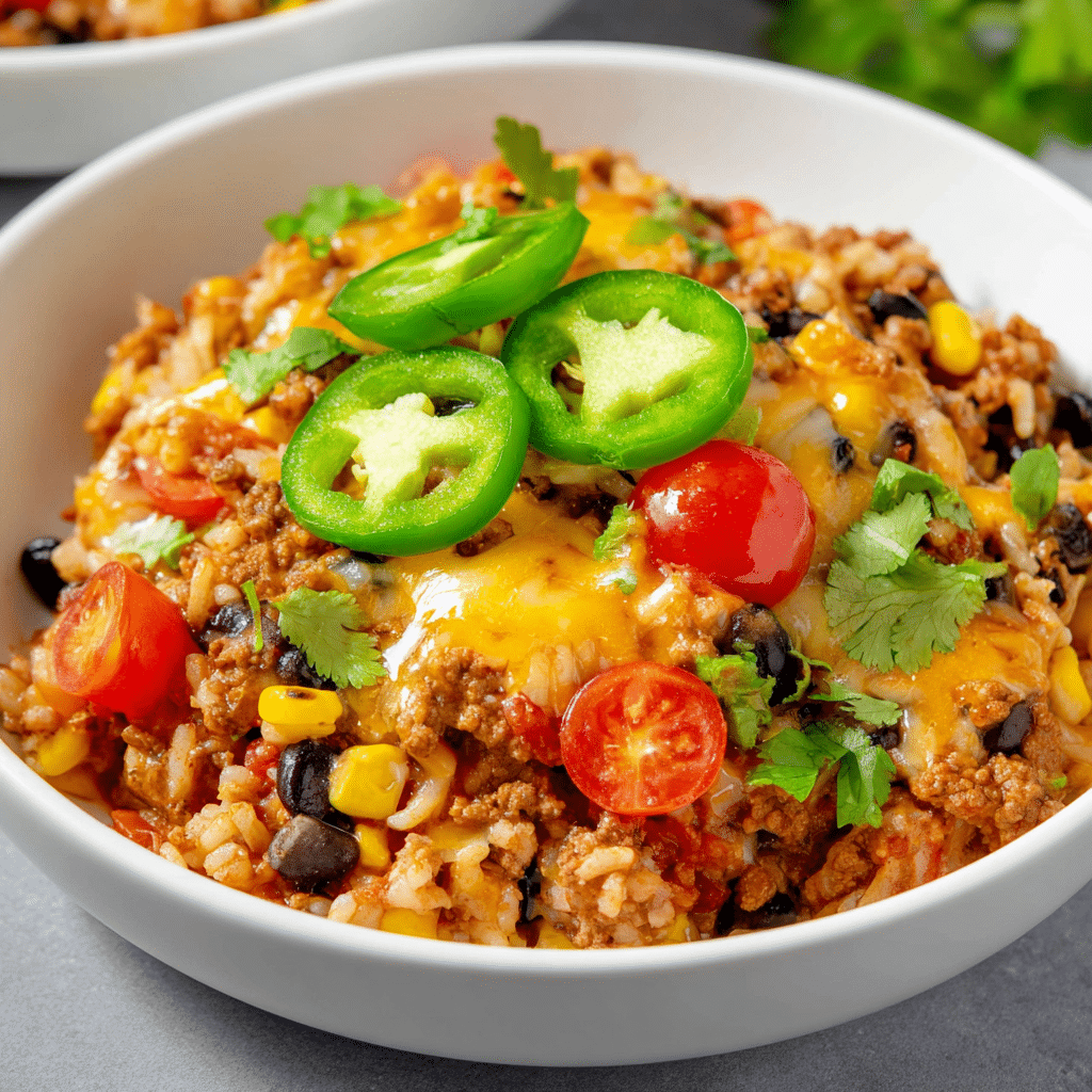 Taco Rice Recipe - Recipe Image