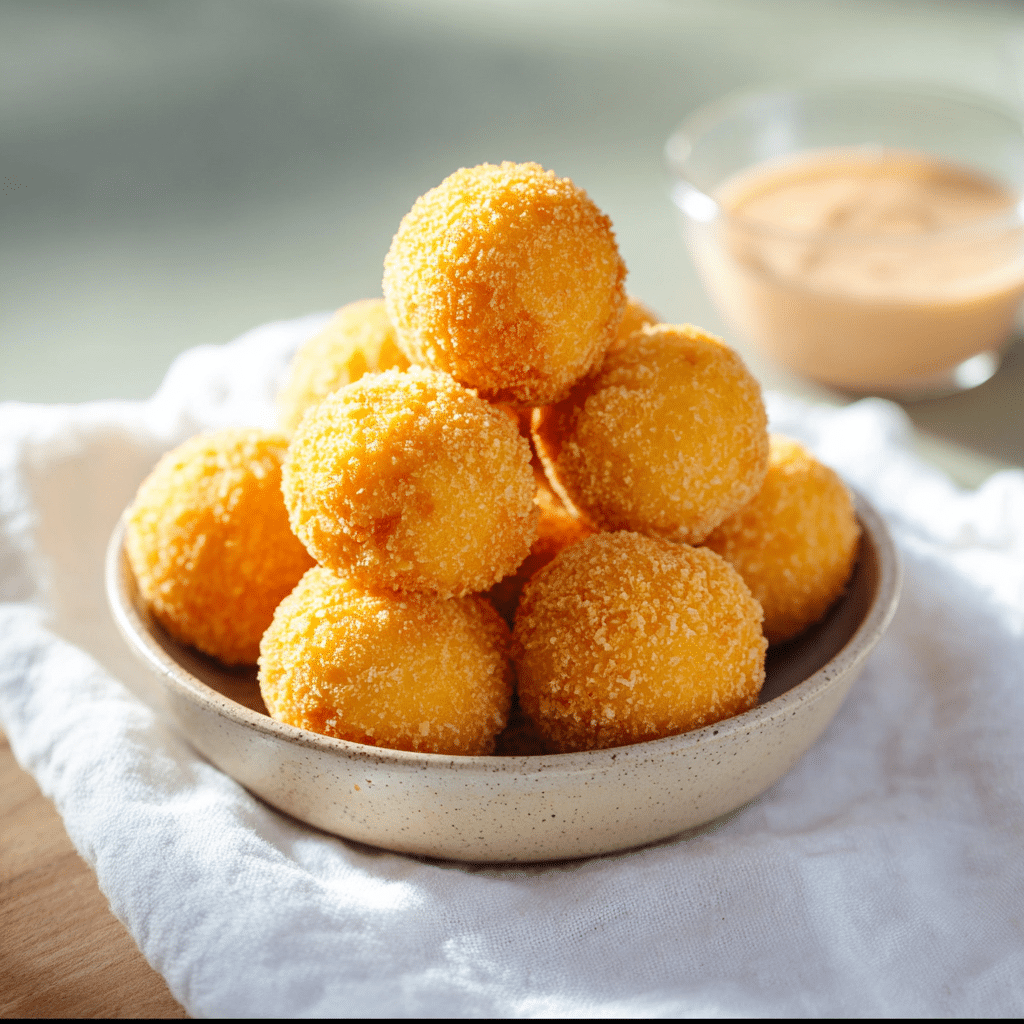 Fried Cheese Balls Recipe - Recipe Image