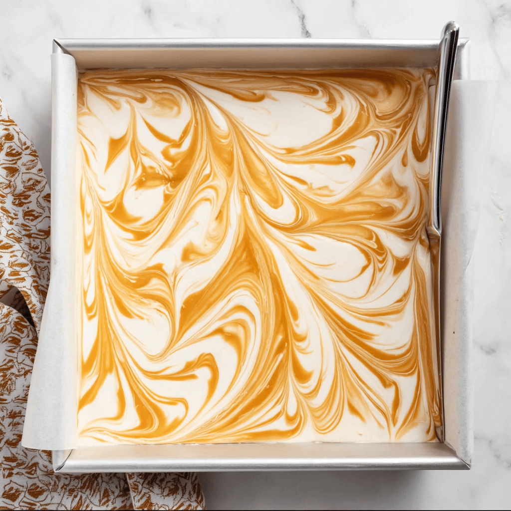 WHITE CHOCOLATE CARAMEL FUDGE: Recipe - Recipe Image