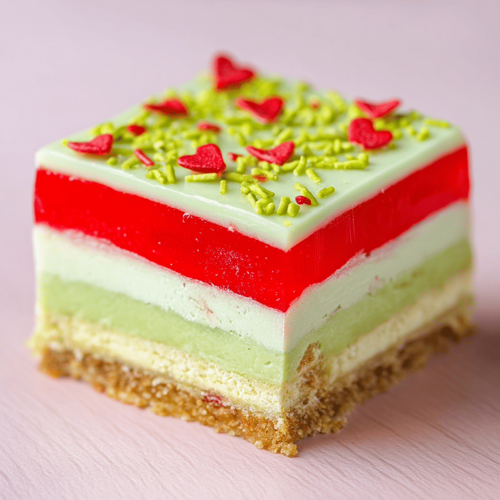 Grinch Cheesecake Lush Recipe - Recipe Image