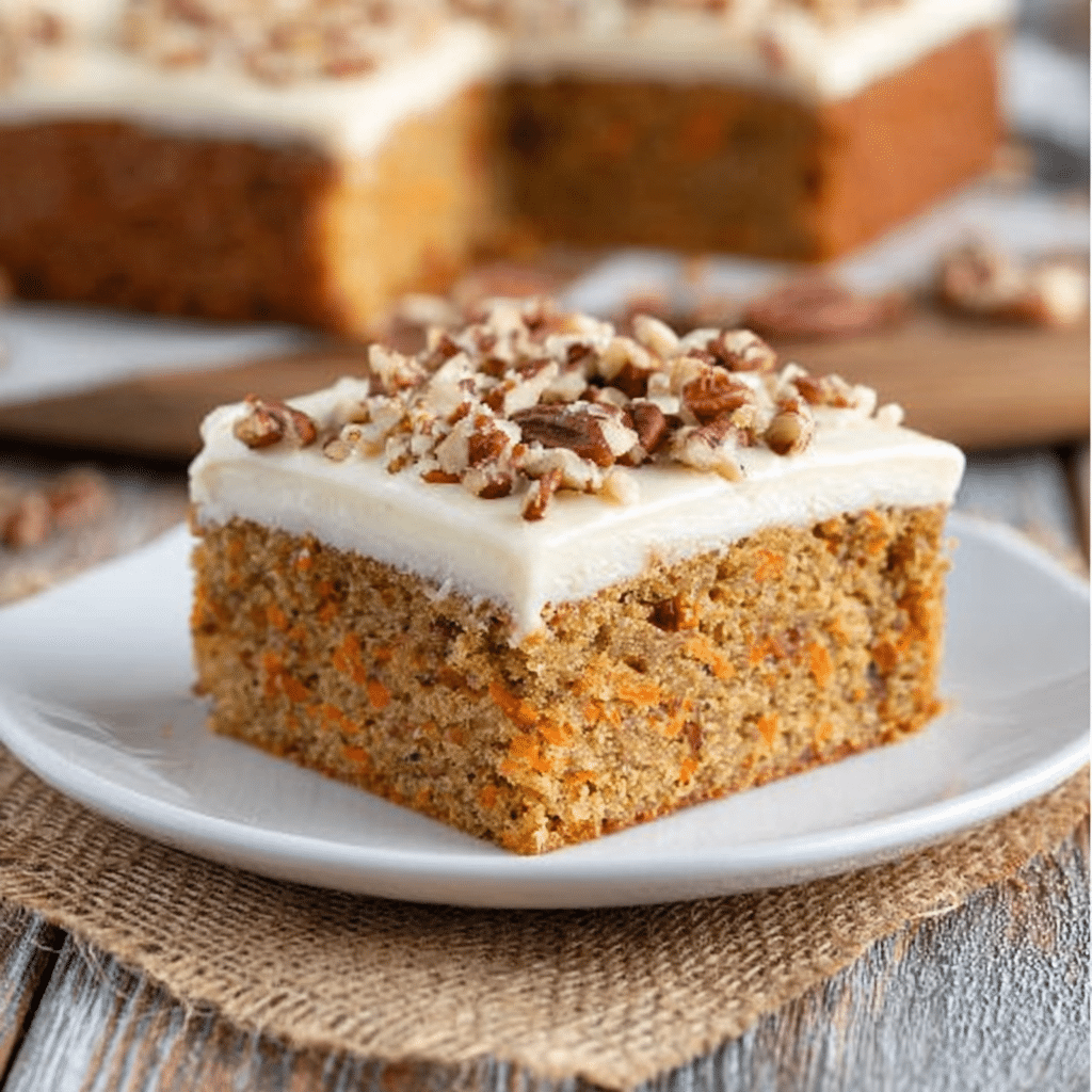 Very soft and moist carrot cake recipe - Recipe Image