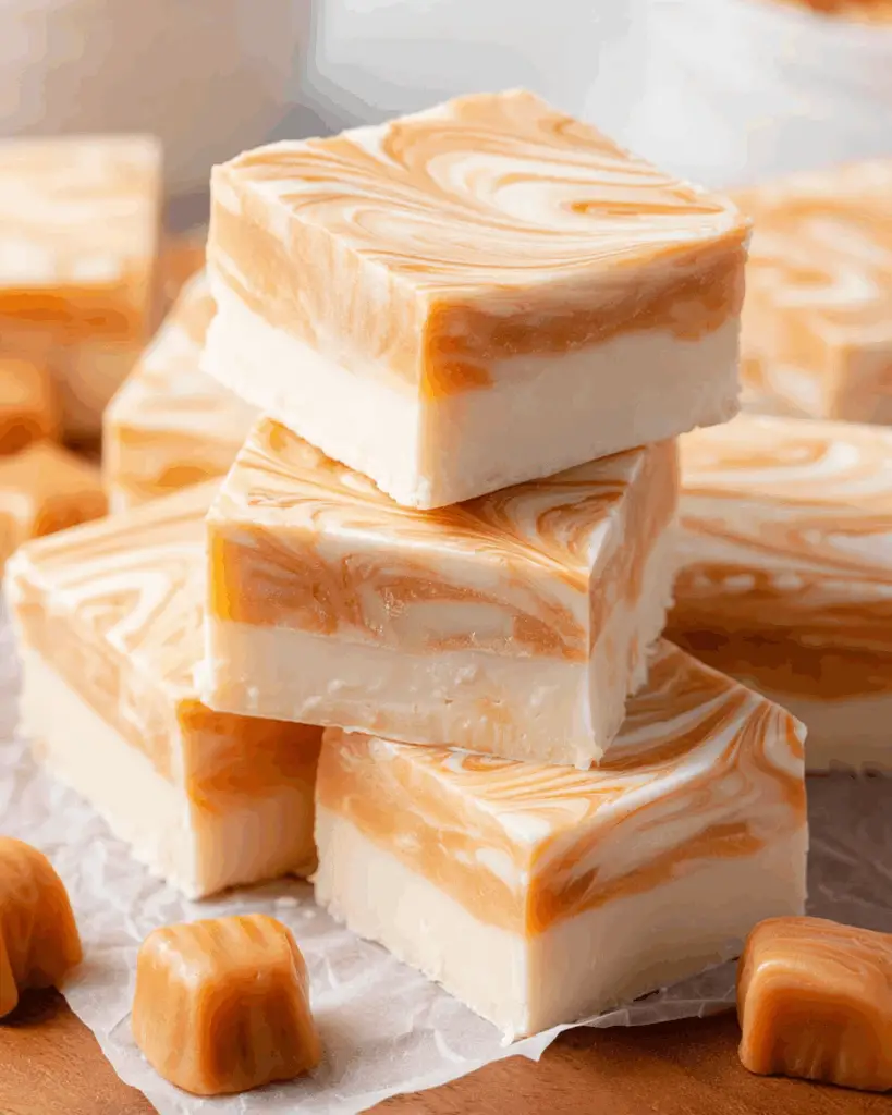 WHITE CHOCOLATE CARAMEL FUDGE: Recipe