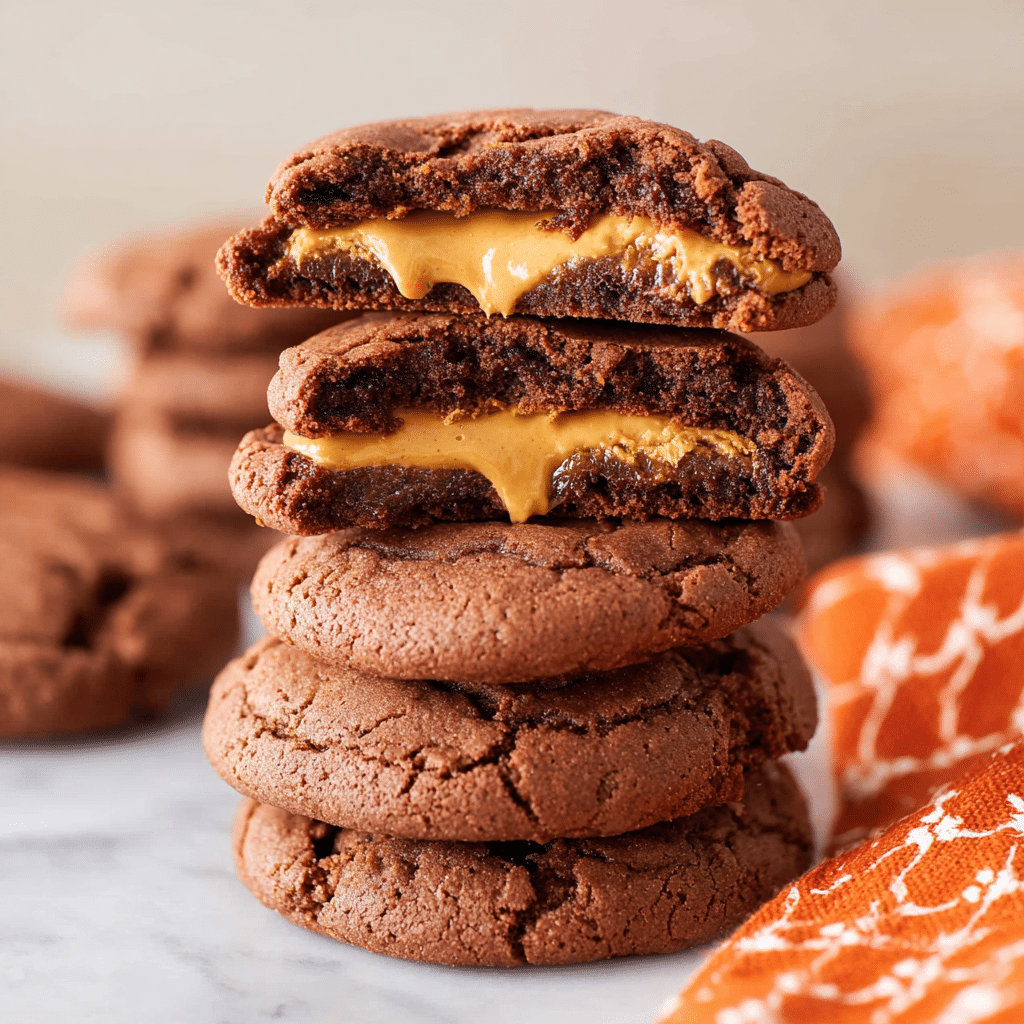 Peanut Butter Stuffed Cookies Recipe - Recipe Image