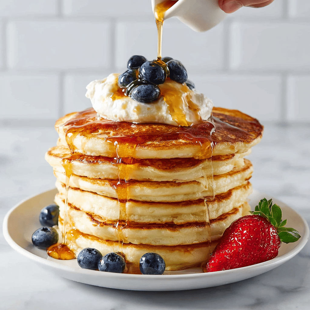 THICK & FLUFFY PANCAKES Recipe - Recipe Image