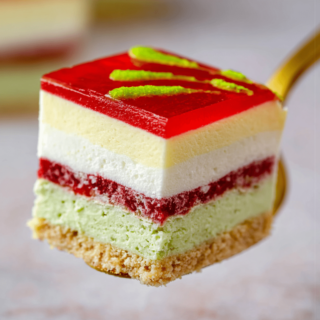 Grinch Cheesecake Lush Recipe - Recipe Image