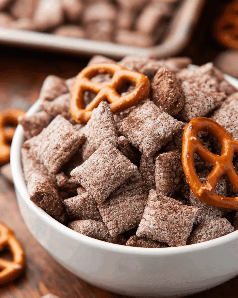 Hot Chocolate Puppy Chow Recipe