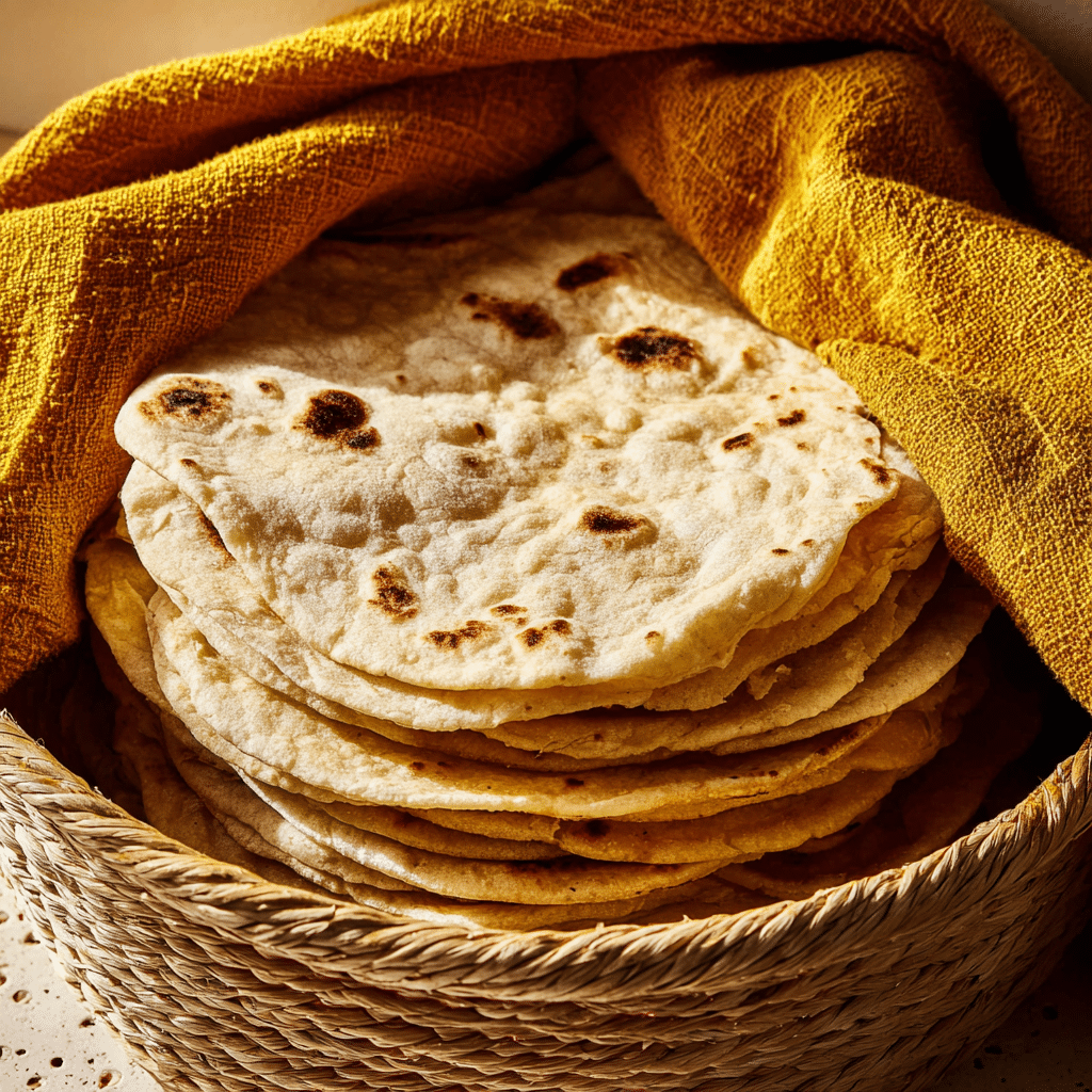 Homemade Flour Tortillas Recipe - Recipe Image