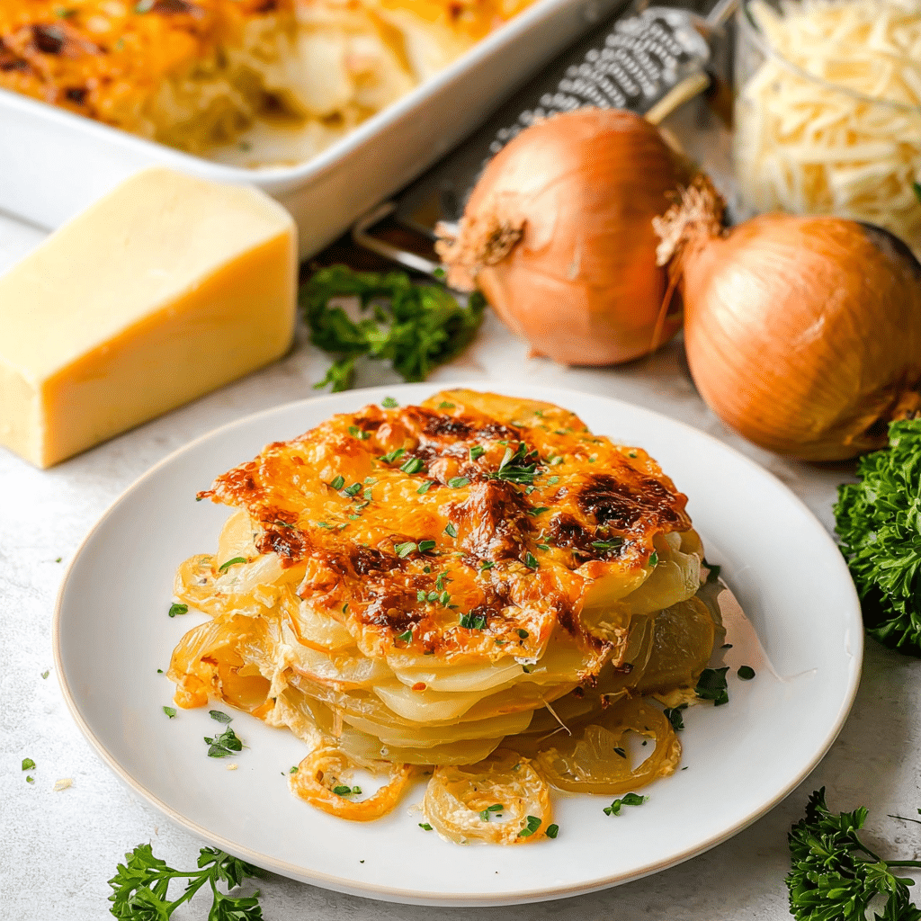 Tennessee Onions – The Cheesy Baked Side Recipe - Recipe Image