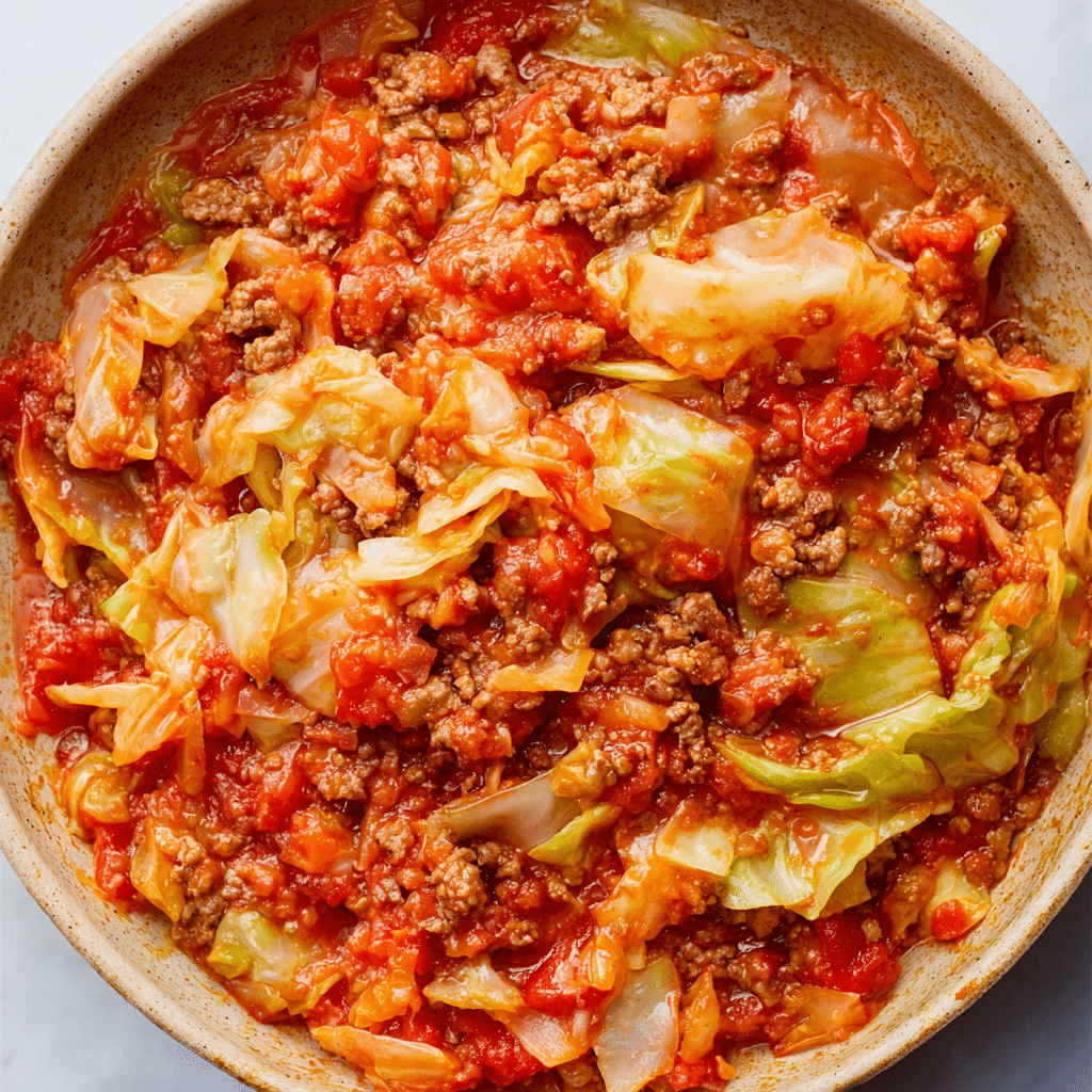 Slow Cooker Unstuffed Cabbage Rolls Recipe - Recipe Image
