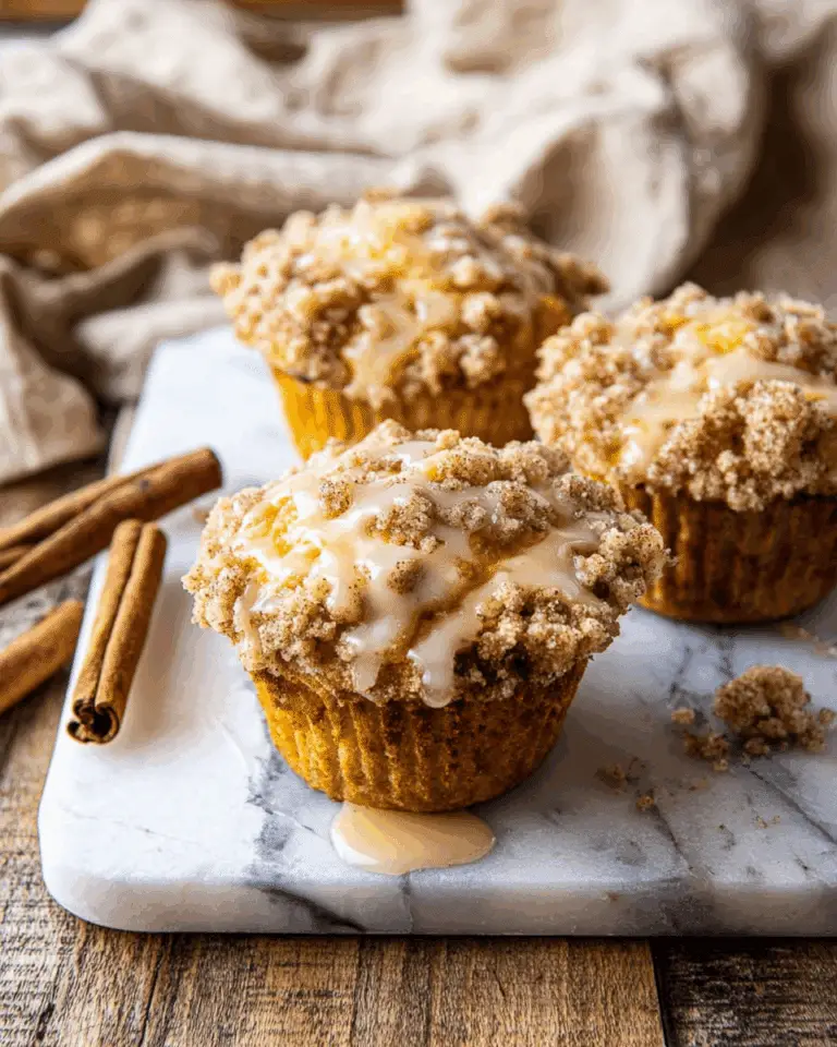 Pumpkin Coffee Cake Muffins with Cinnamon Honey Butter Recipe